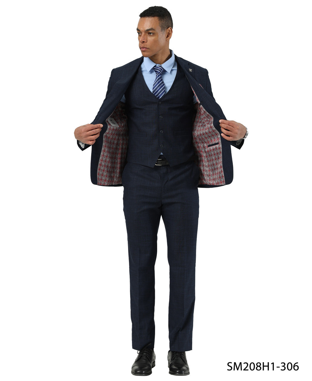 Crosshatch 3 Piece Suit