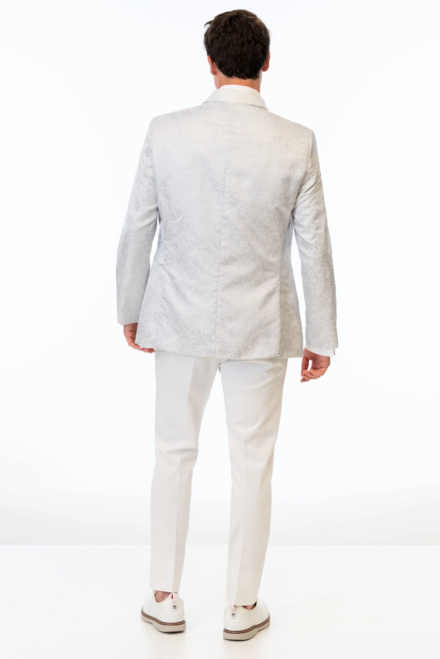 Paisley Slim Fit Tuxedo Coat