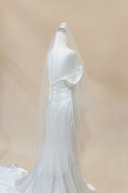 Pearl Blusher Veil