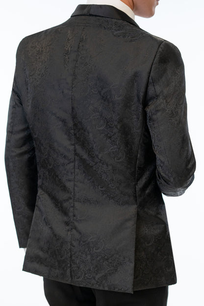Paisley Slim Fit Tuxedo Coat