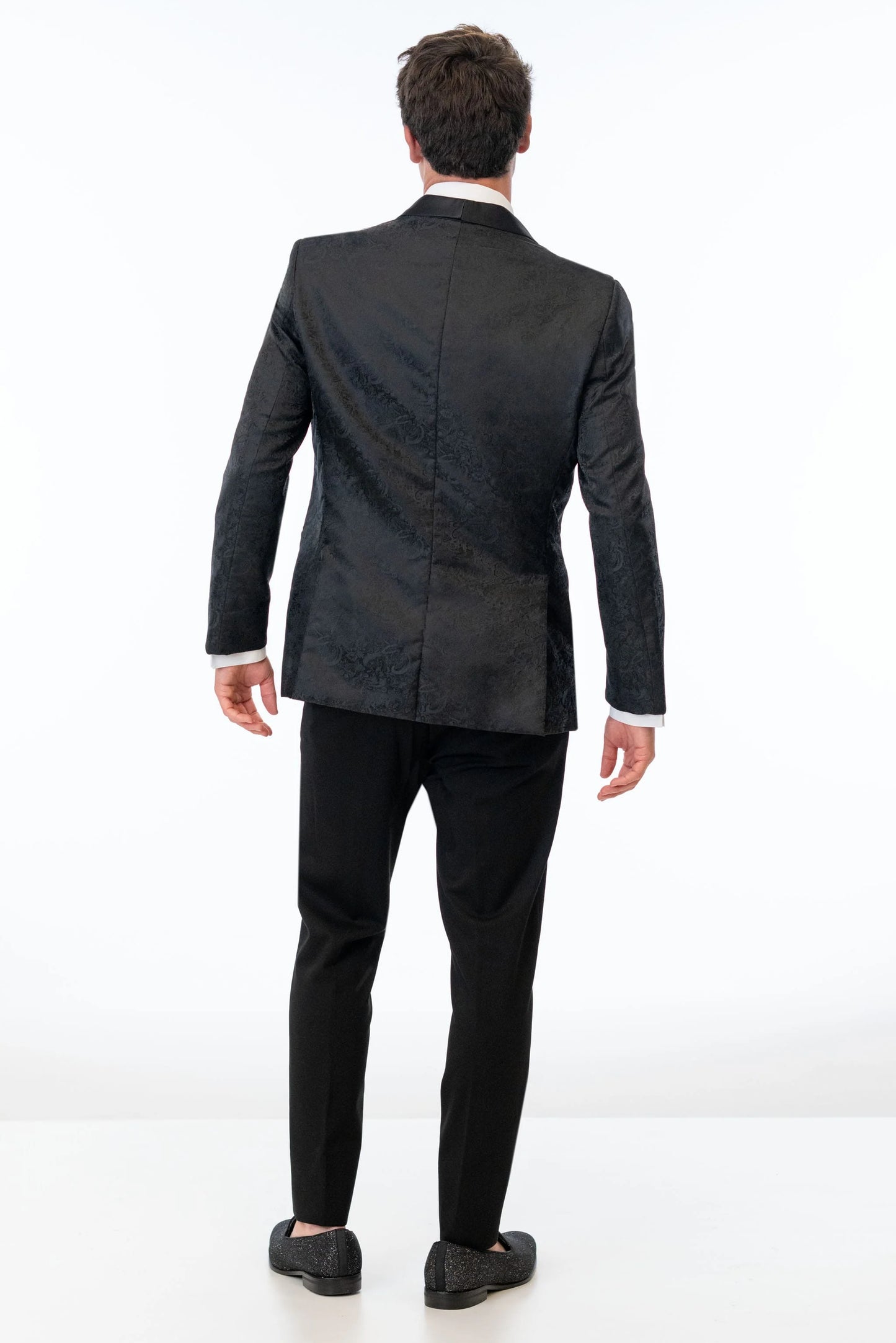 Paisley Slim Fit Tuxedo Coat