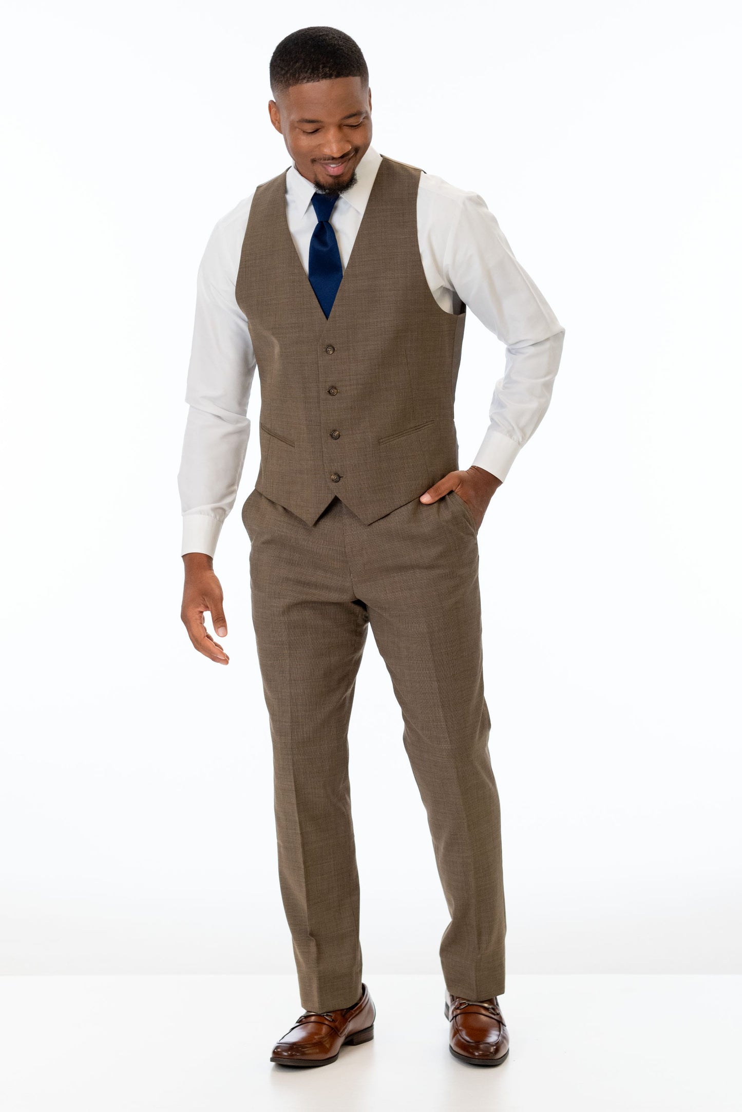 Brown Archer Suit Pants