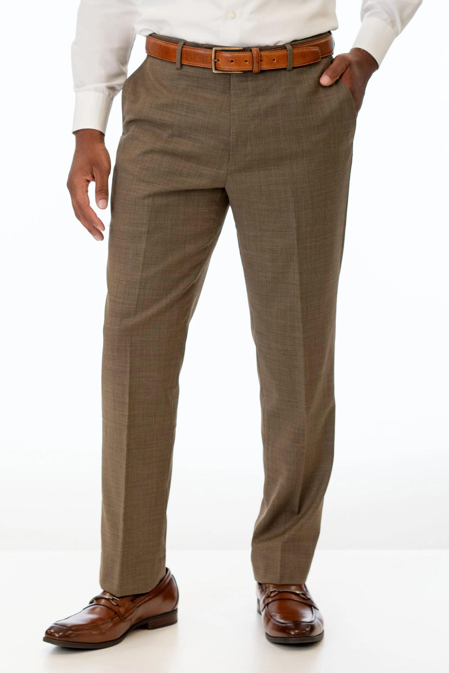 Brown Archer Suit Pants
