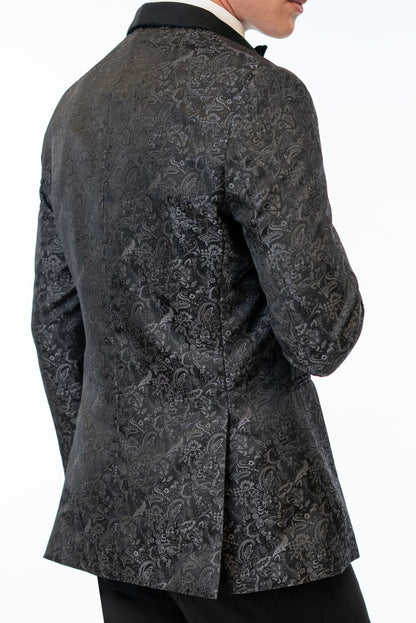 Paisley Slim Fit Tuxedo Coat