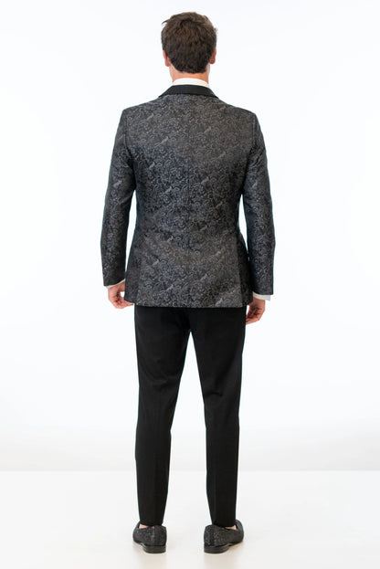 Paisley Slim Fit Tuxedo Coat