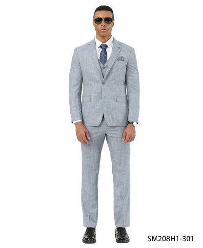 Crosshatch 3 Piece Suit