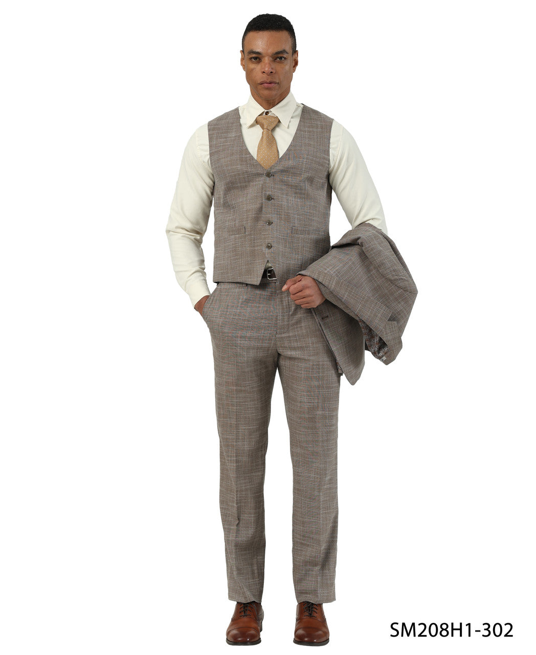 Crosshatch 3 Piece Suit