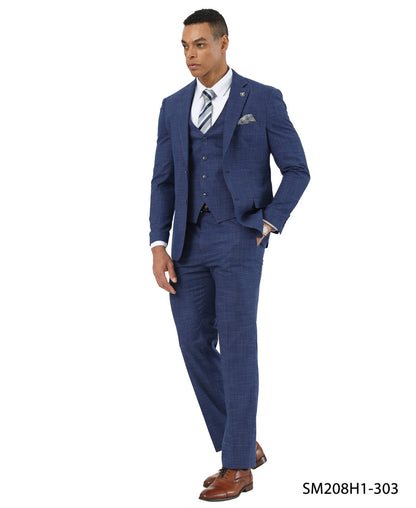 Crosshatch 3 Piece Suit
