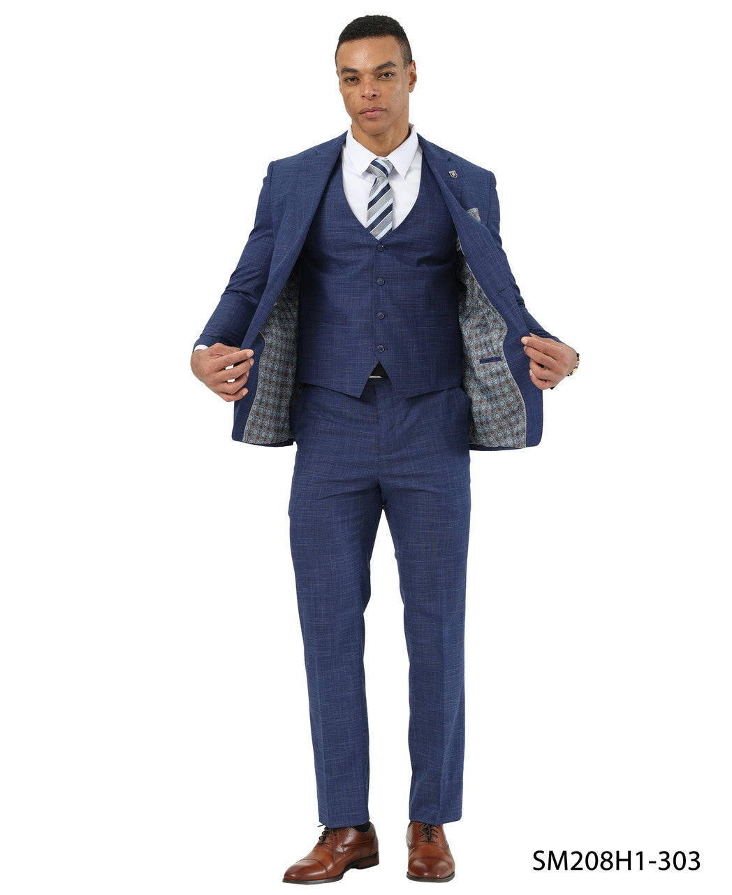 Crosshatch 3 Piece Suit