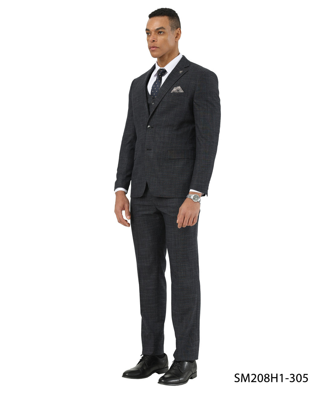 Crosshatch 3 Piece Suit