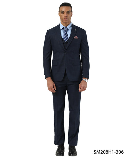 Crosshatch 3 Piece Suit