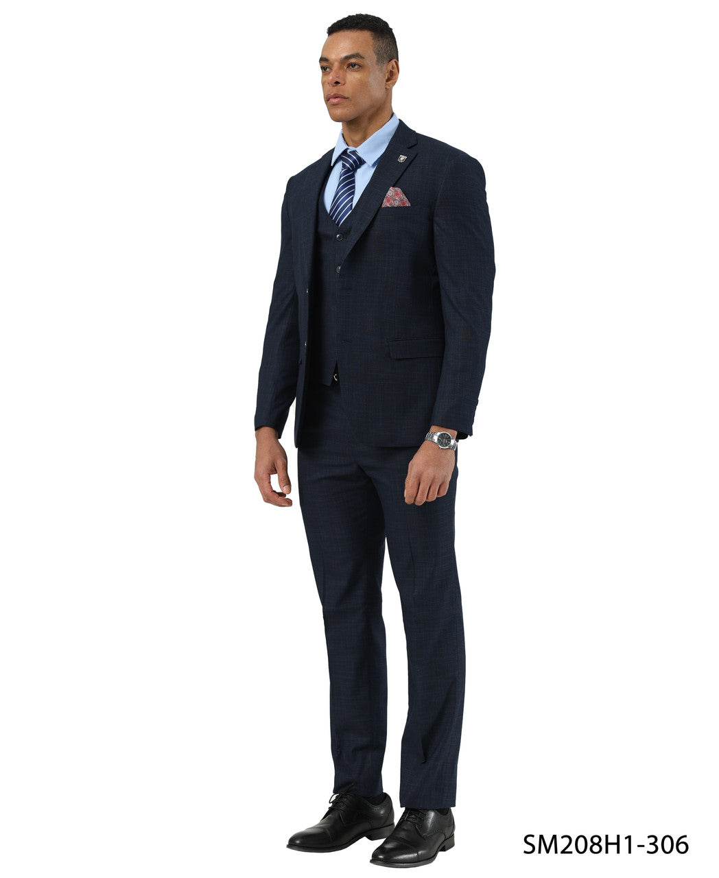 Crosshatch 3 Piece Suit