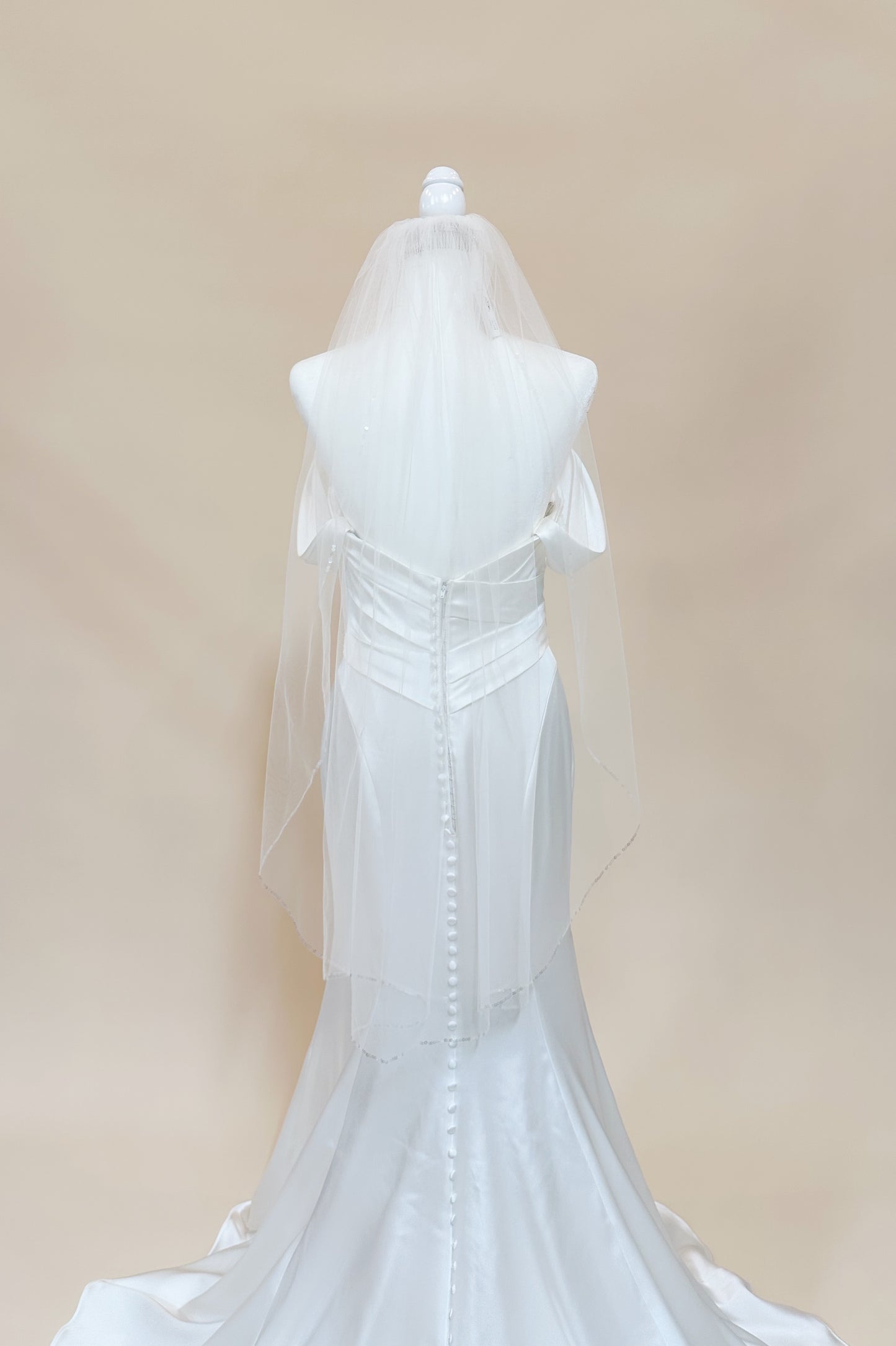 Sequin Lined Veil