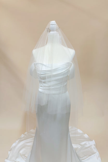 Soft Tulle Blusher Veil