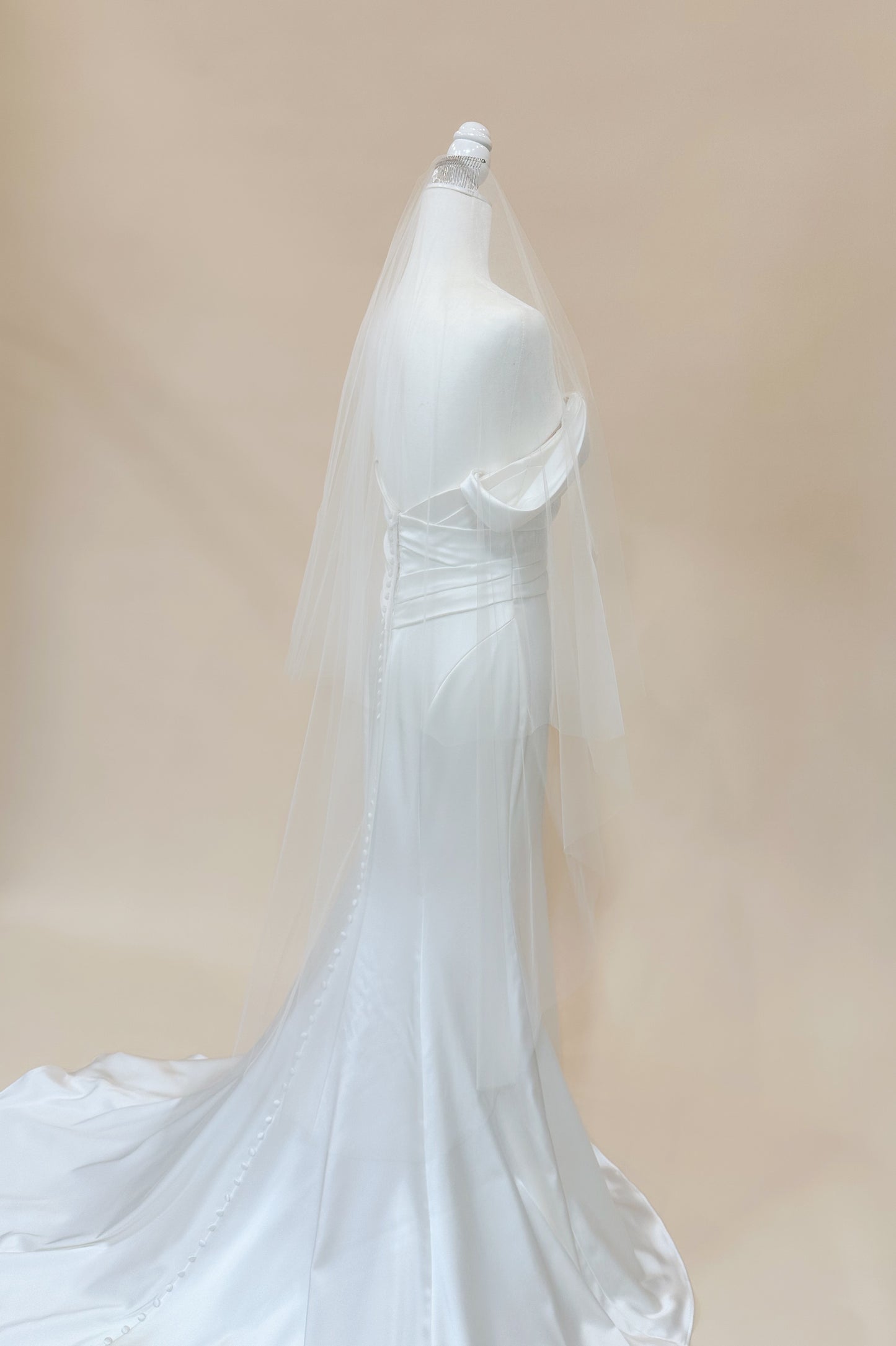 Soft Tulle Blusher Veil