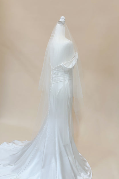 Soft Tulle Blusher Veil