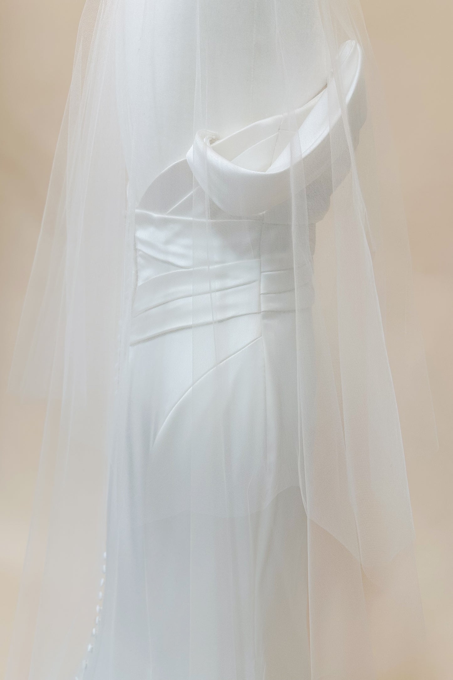 Soft Tulle Blusher Veil