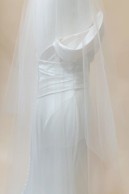 Soft Tulle Blusher Veil