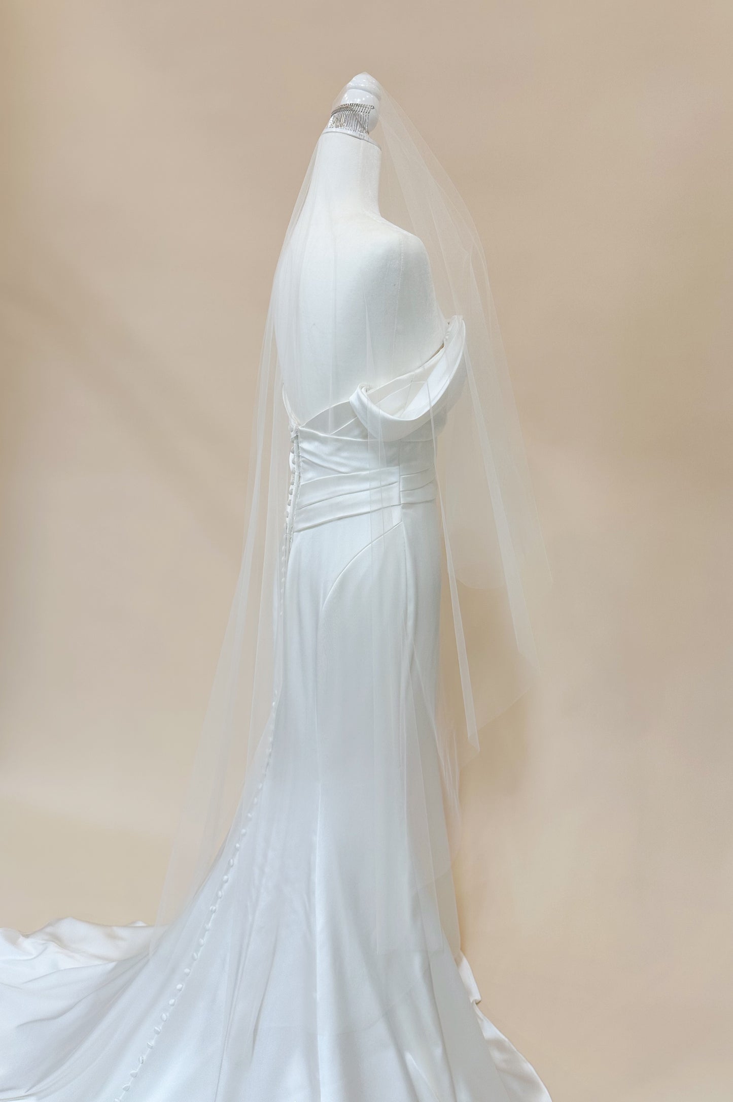 Soft Tulle Blusher Veil