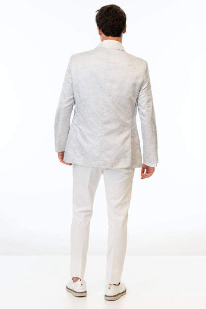 Paisley Slim Fit Tuxedo Coat