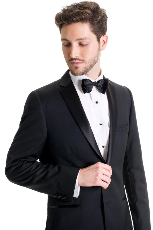 Super 120's Slim Fit Tuxedo Coat