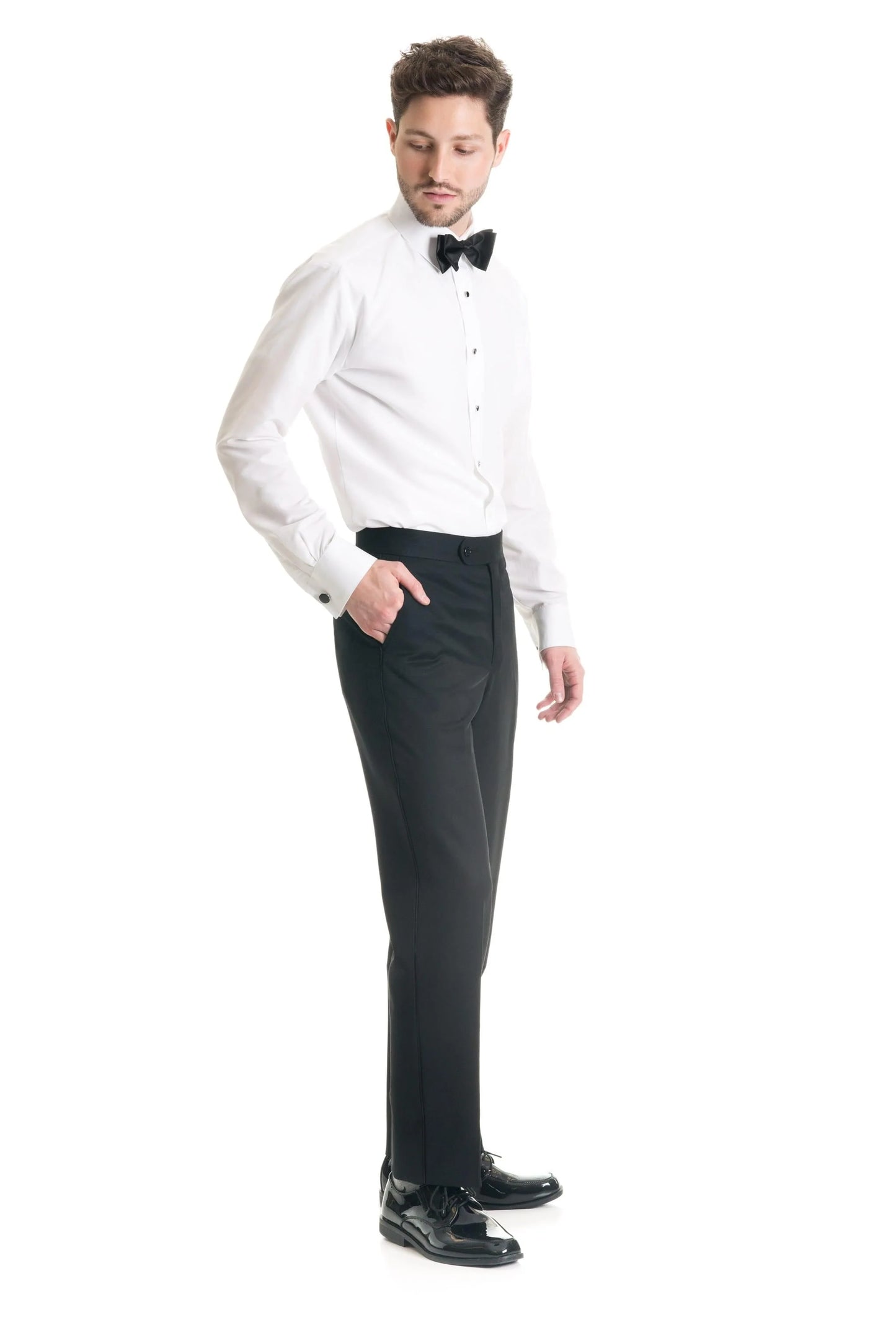 Super 120's Slim Fit Tuxedo Pants
